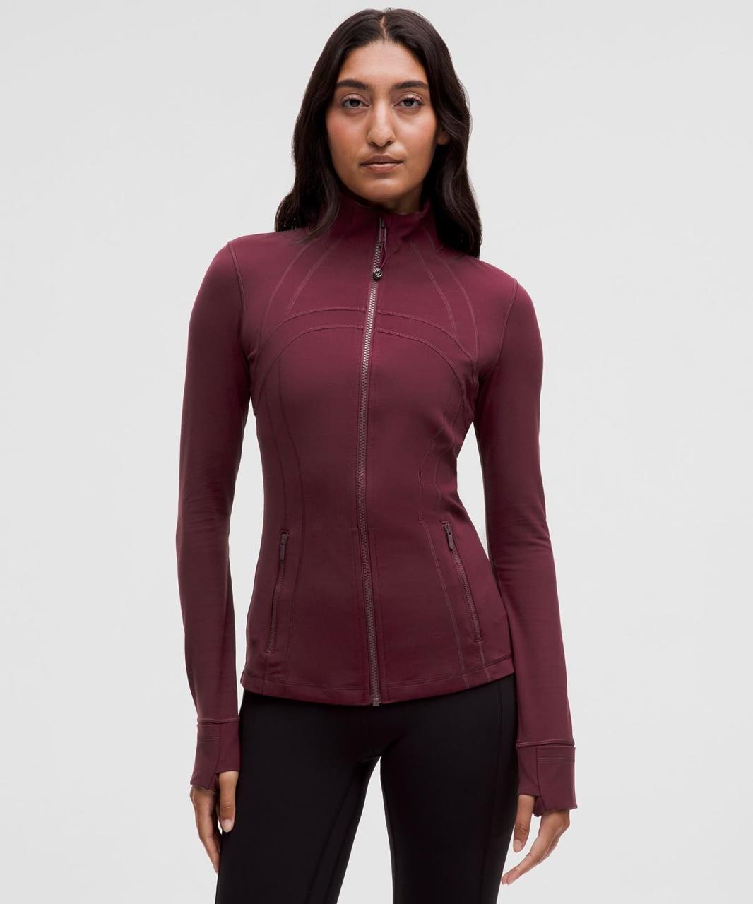 Lululemon define jacket burgundy