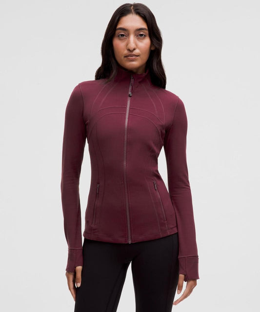 Lululemon define jacket burgundy