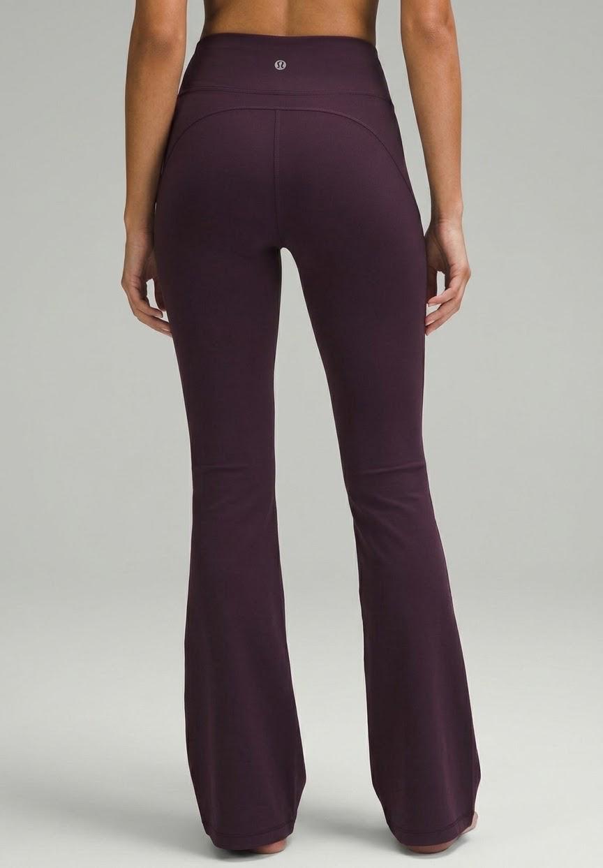 Lululemon flare pants plum