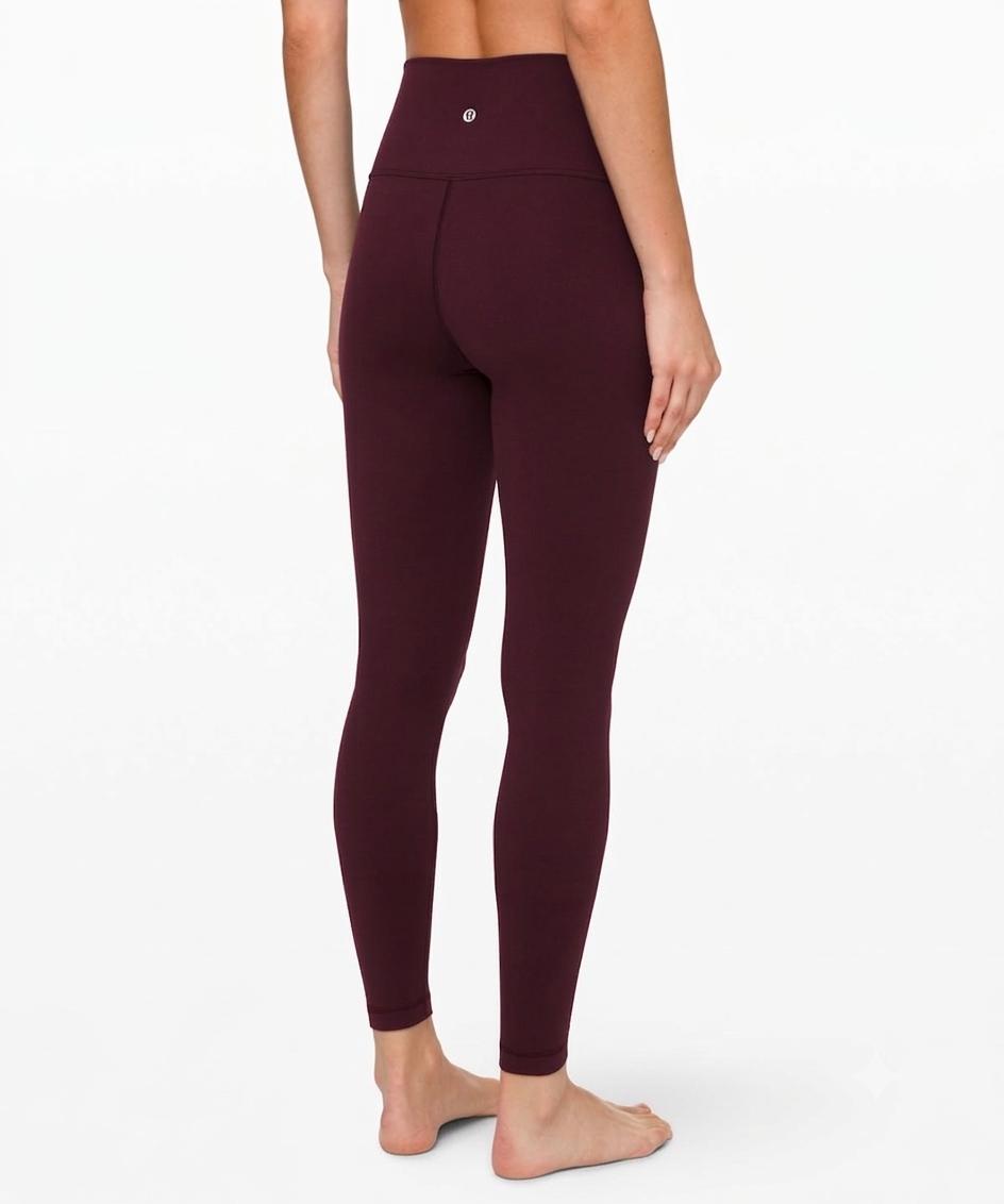 Lululemon legging pants burgundy