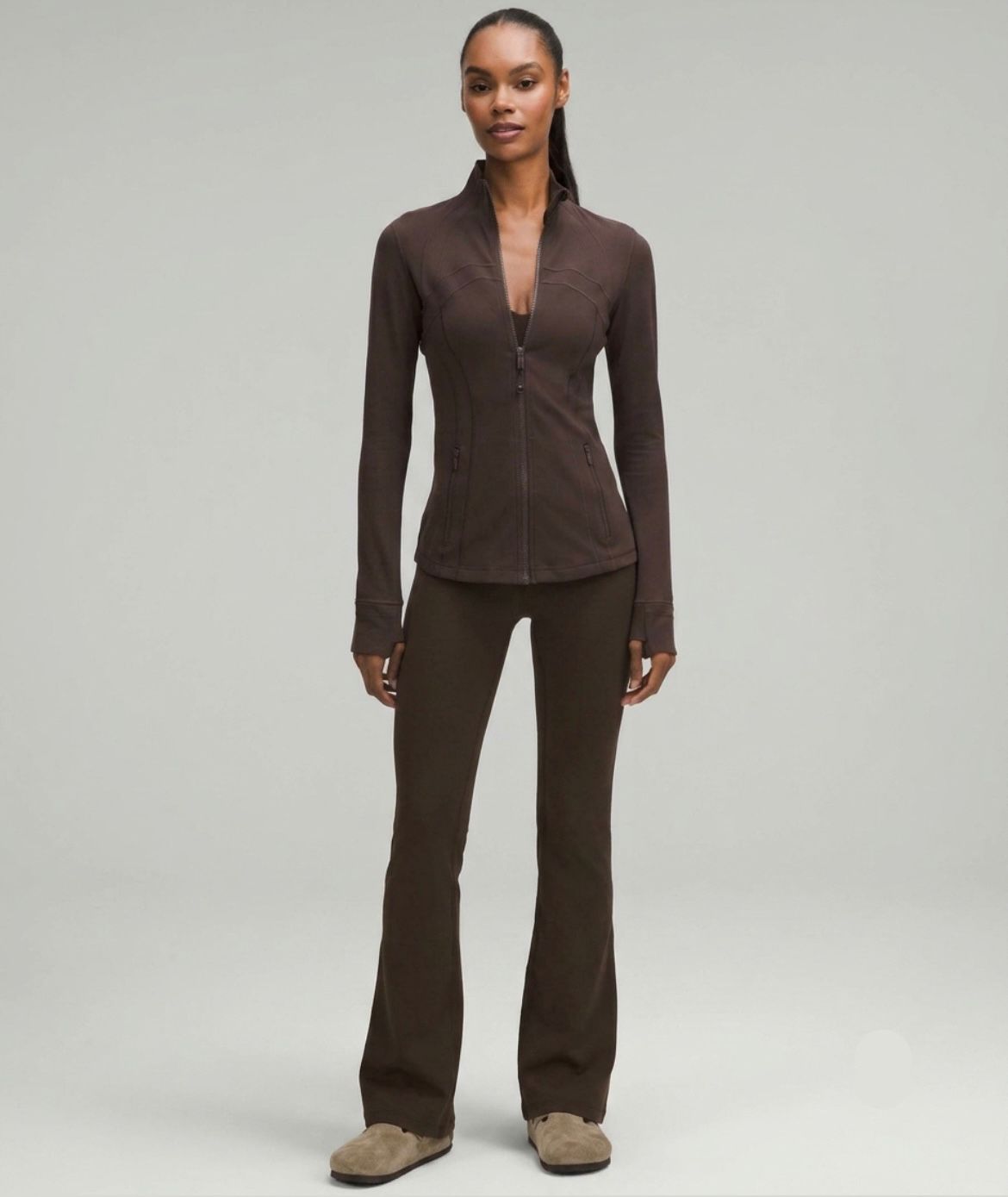 Lululemon flare pants brown
