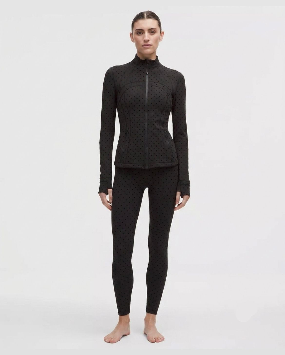 Lululemon define jacket polka dot
