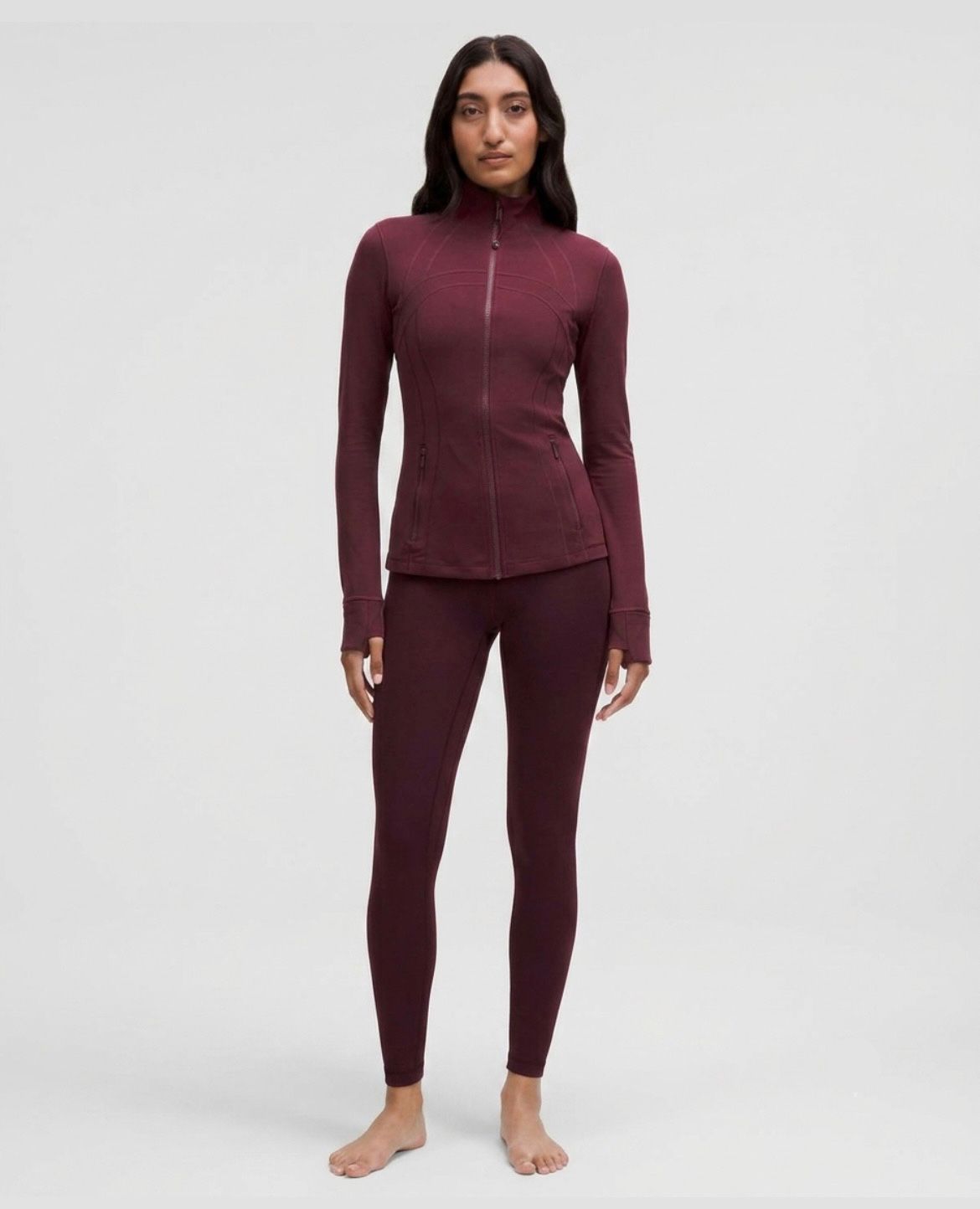 Lululemon define jacket burgundy