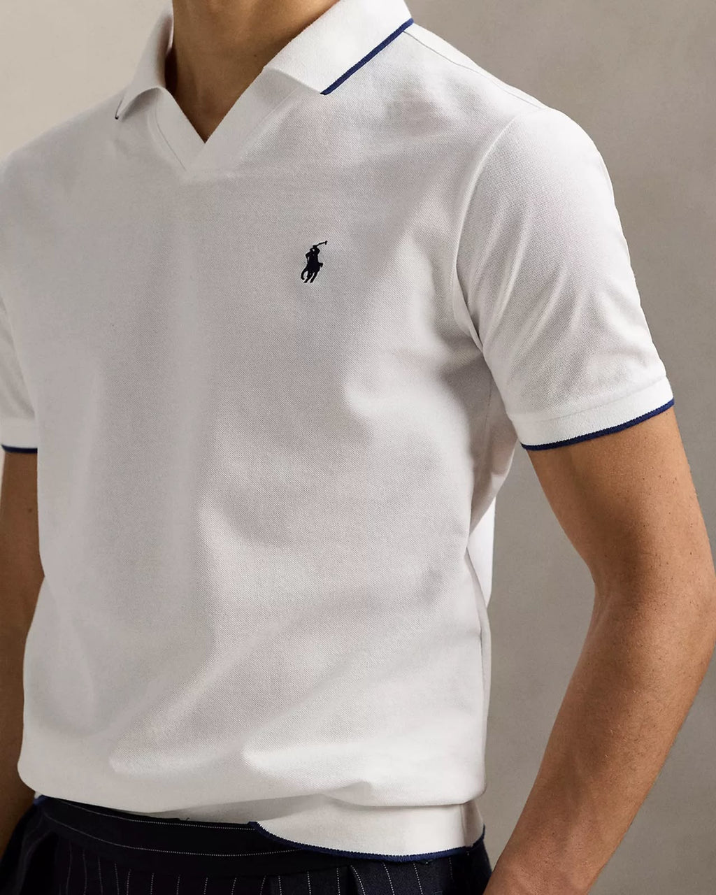 Polo knit T-shirt