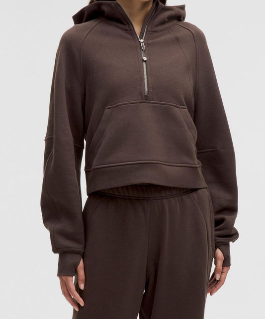 Brown scuba sweater